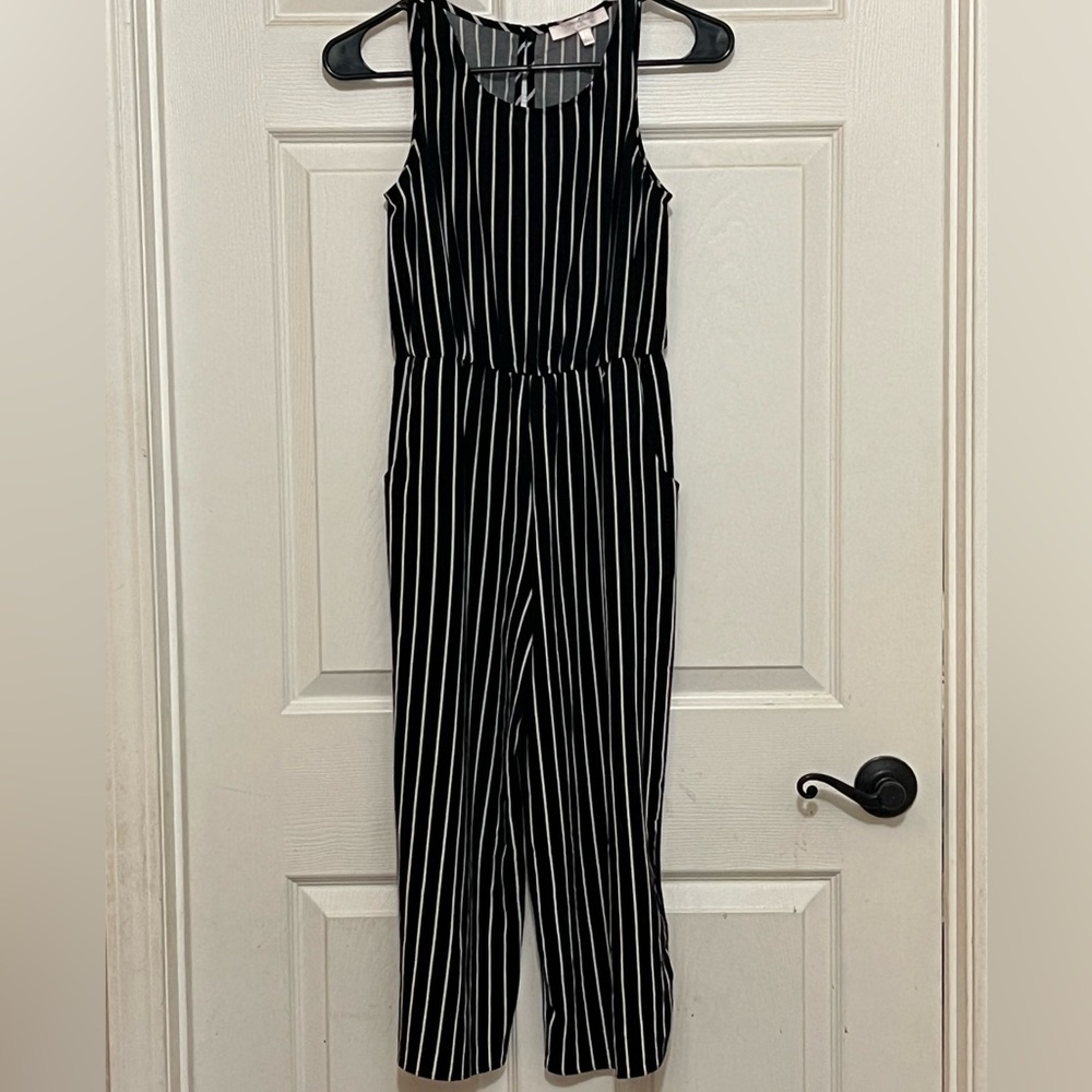 Moa Moa Girls Striped Jumper with pockets Size L